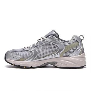 Basic Runner Sneakers- Full Silver