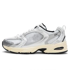 Basic Runner Sneakers- White & Cream